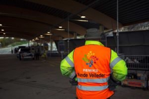 mann med refleksvest