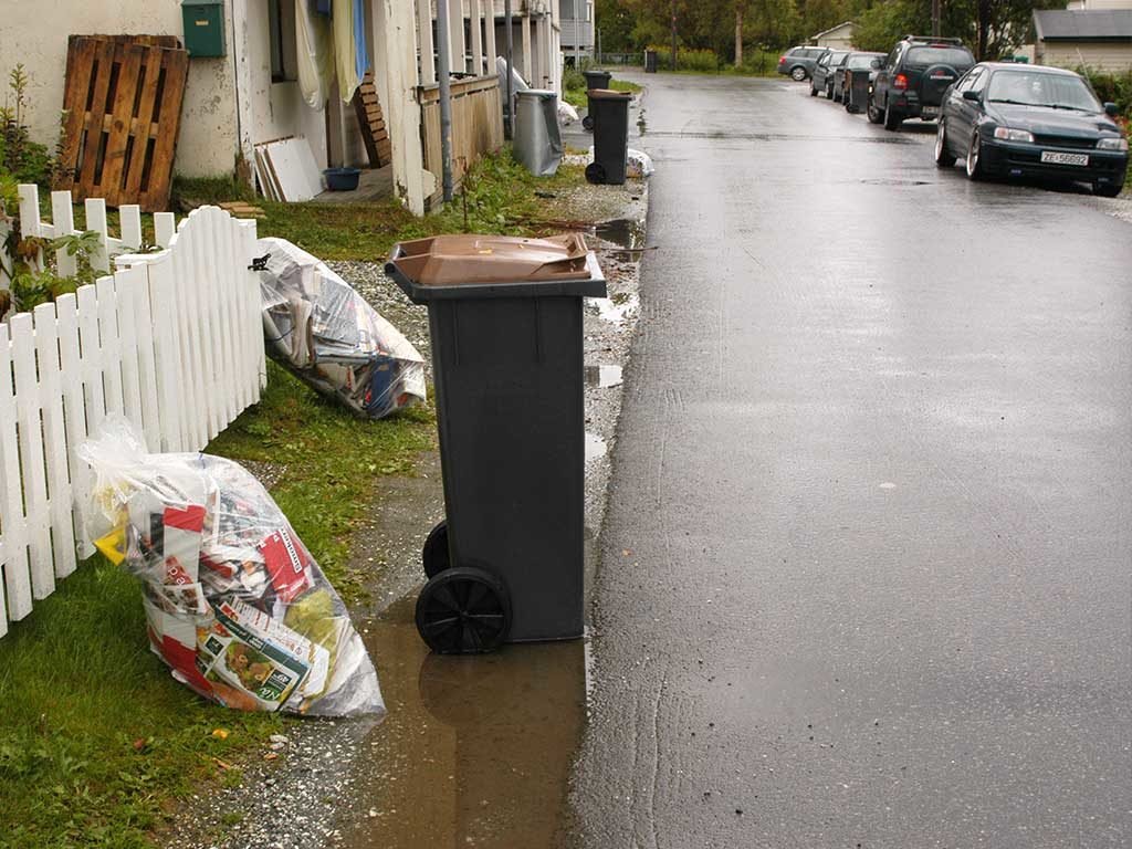 En av de første privat dunkene