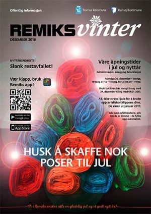 Forsiden til Remiks Informerer vinter 2016