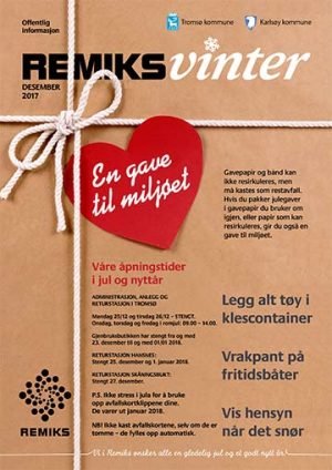 Forsiden til Remiks Informerer vinter 2017